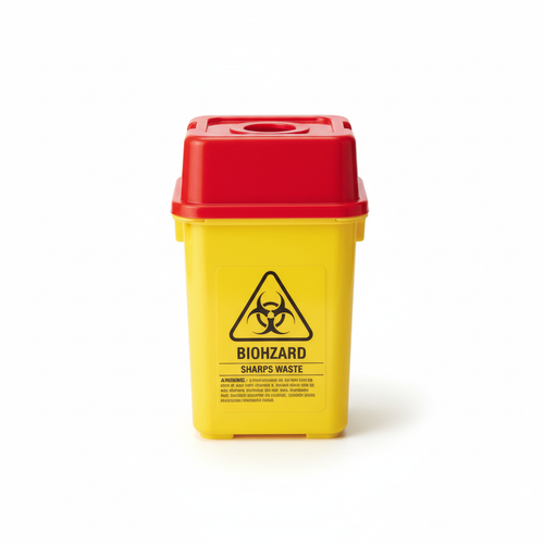1 litre medical sharps disposal bin